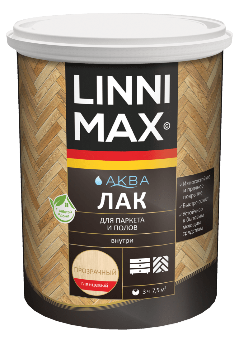 LINNIMAX Аква Лак для паркета и полов