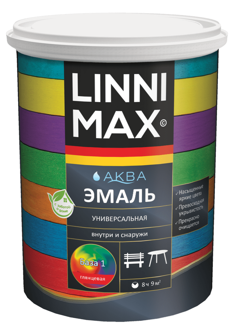 LINNIMAX Аква Эмаль универсальная