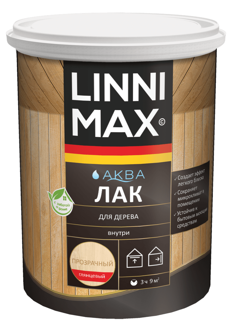 LINNIMAX Аква Лак для дерева